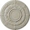 Ekena Millwork Dauphine Ceiling Medallion (Fits Canopies up to 13 1/4"), 33 7/8"OD x 1 3/8"P, Pot of Cream Crackle CM33DAPCC - alternate 1